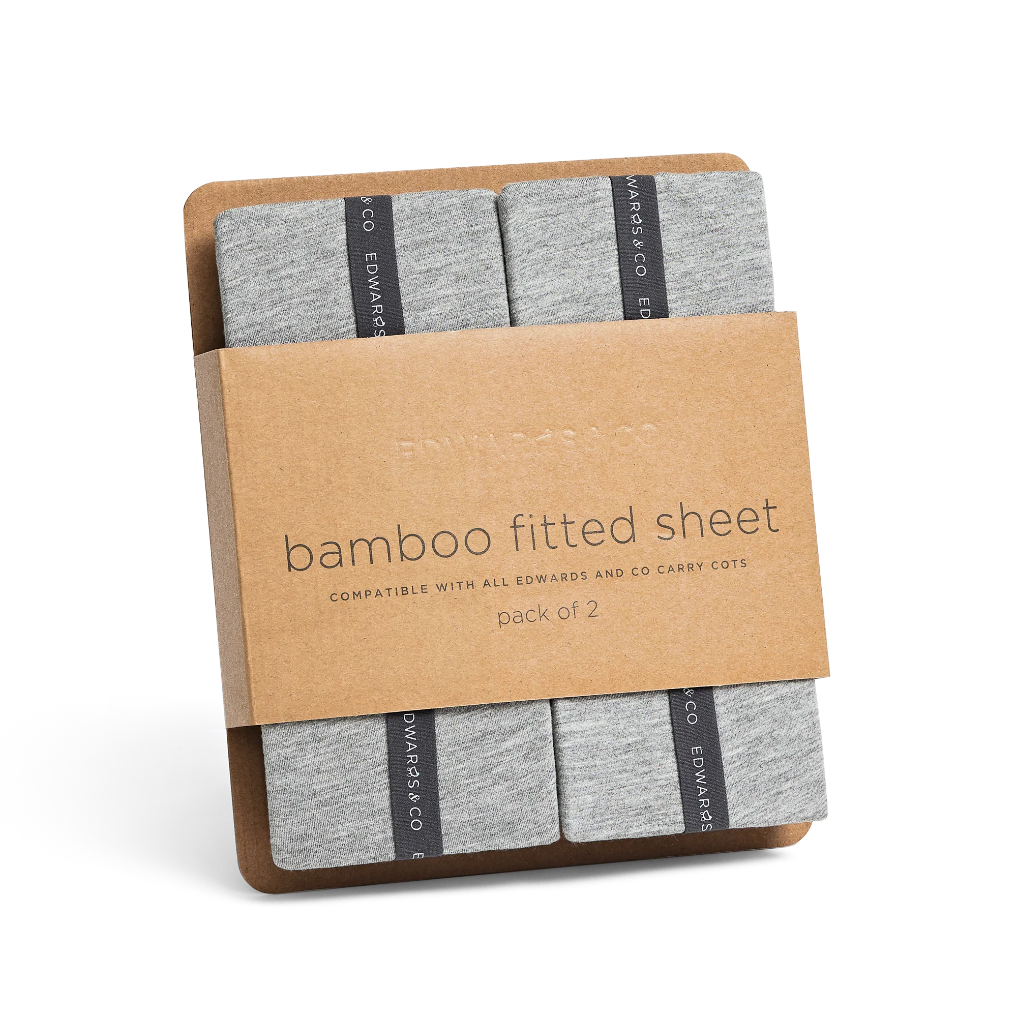 Bamboo Carry Cot Fitted Sheets (2pcs) - Image 5